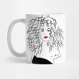 I love my curls - Curly girl Mug